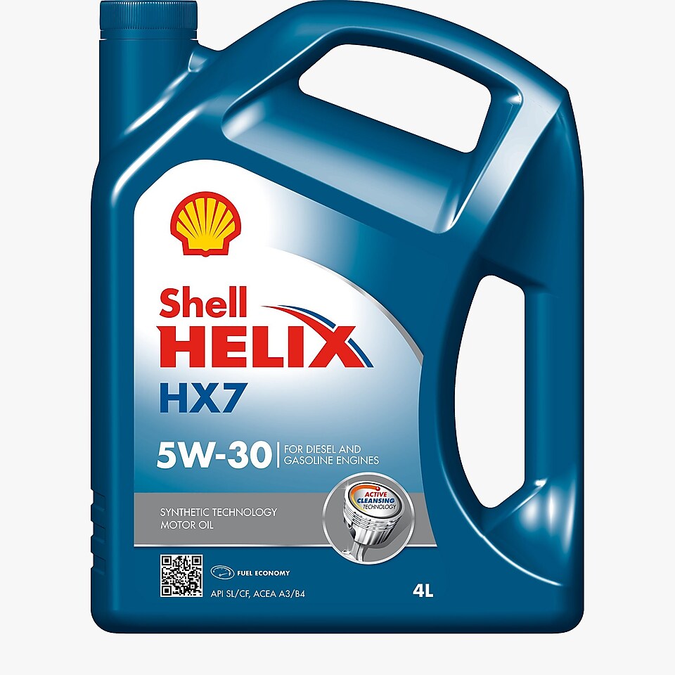 Олива моторна SHELL Helix HX7 5W30 4л